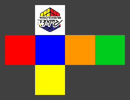 Rubik's Cube 1x1 template i guess made by me...